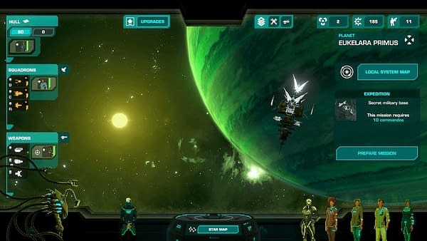 Another screenshot from Crying Suns by Humble Games and Alt-Shift, coming out June 25th of this year.