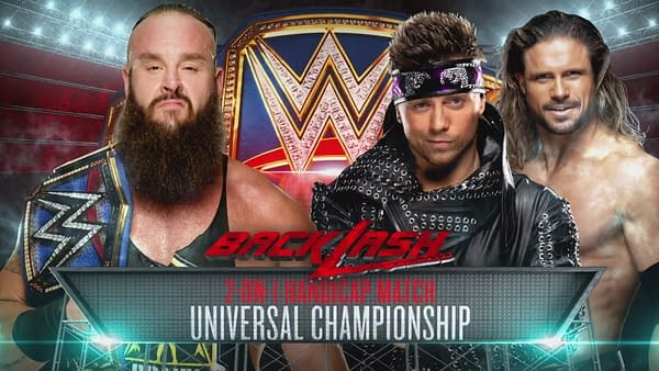 Braun Strowman defends the Universal Championship in a Handicap Match Against Miz and Morrison (WWE)