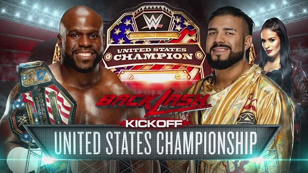 Apollo Crews Defends the United States Championship Against Andrade (WWE)