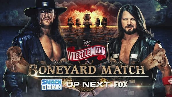 Undertaker and AJ Styles' Boneyard Match gets a rerun on SmackDown (Image: WWE)