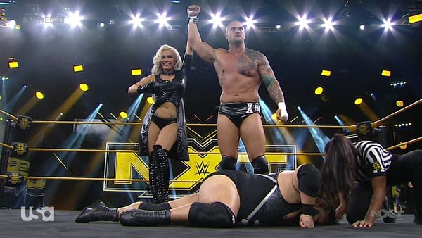 Karrion Kross stands victorious on NXT