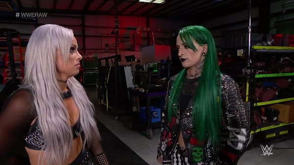A scene from WWE Monday Night Raw 6/22/20