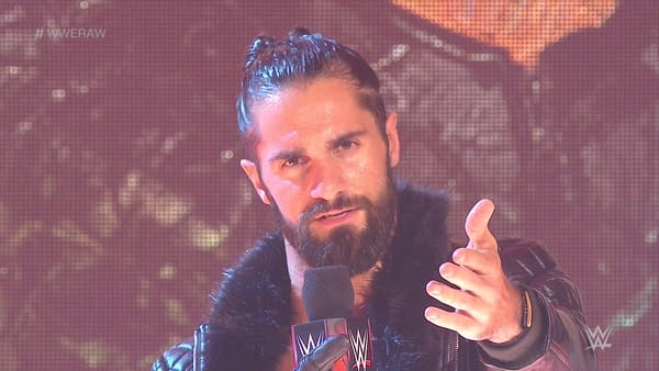 Seth Rollins on WWE Monday Night Raw