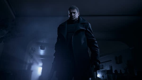 Chris, you're looking healthy, albeit a bit more evil. Courtesy of Capcom.
