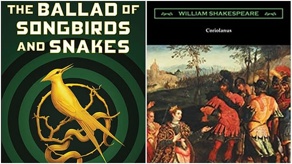Comparing the Hunger Games prequel book and Shakespeare's Coriolanus