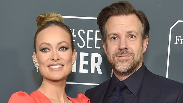 Olivia Wilde and Jason Sudeikis arrives for the 25th Annual Critics' Choice Awards on January 12, 2020 in Santa Monica, CA. Editorial credit: DFree / Shutterstock.com
