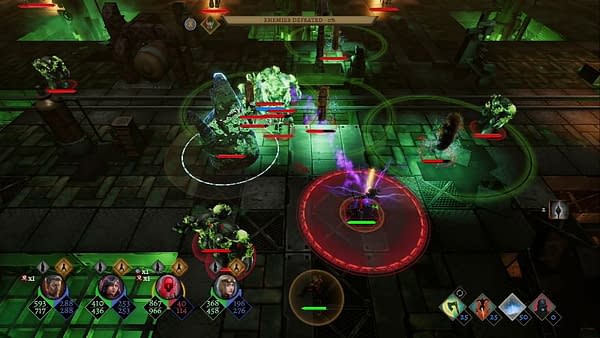 A combat screenshot from Tower of Time, an indie game by Digerati and Event Horizon.