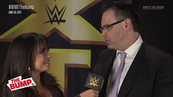 Mauro Ranallo looks back on his first day working for NXT during the WWE The Bump In Your House pre-show.