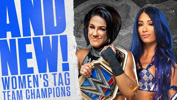 Sasha Banks and Bayley are your new tag-team champs (Image: WWE)