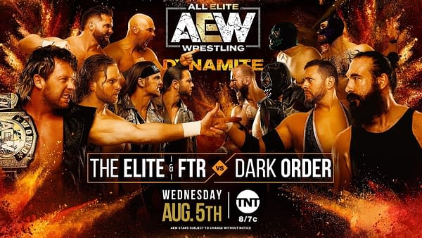 The Elite and FTR will take on The Dark Order in a big 12-man tag match on AEW Dynamite next week.