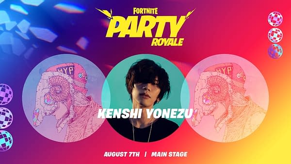 Kenshi Yonezu will host the event on August 7th, courtesy of Epic Games.
