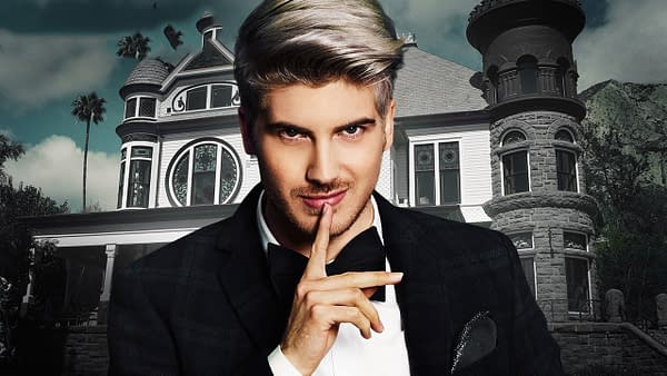 An image of YouTube star Joey Graceffa in his role for his web series Escape The Night, in promotion of the upcoming game. by Studio71 Games.