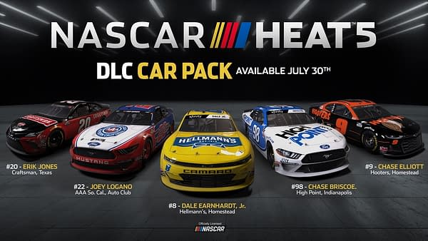 NASCAR Heat 5 will be getting a ton of new paint schemes, courtesy of Motorsport Games.