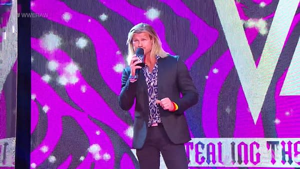 Dolph Ziggler appears on WWE Raw - try to contain your excitement.