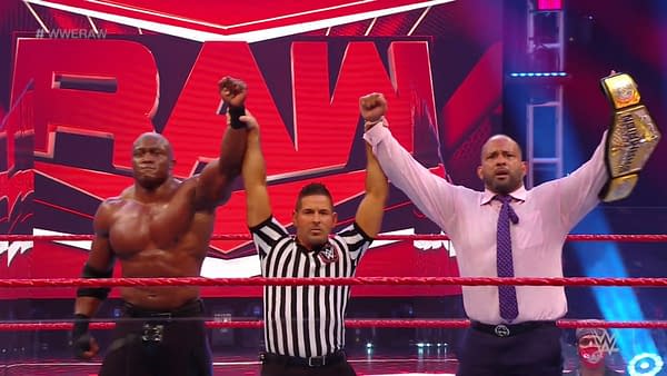 MVP and Bobby Lashley stand tall on WWE Raw.