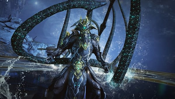 A look at the Hydroid Prime Warframe, courtesy of Digital Extremes.