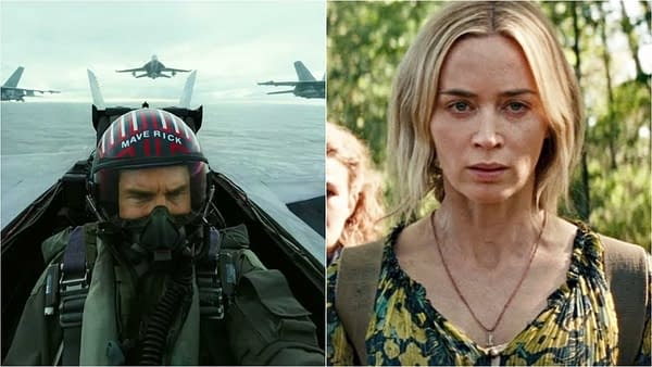 Top Gun 2 Maverick and A Quiet Place 2 have both been delayed (Images: Paramount)