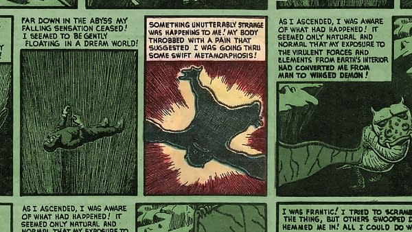 Mystic Comics #4, Den of the Devil Bird, story by Basil Wolverton.