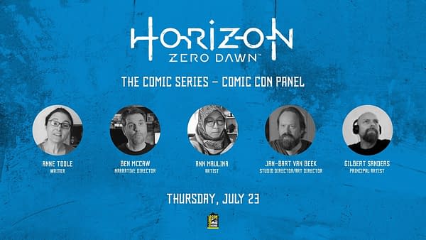 Horizon Zero Dawn panel promo. Credit: Titan Comics.