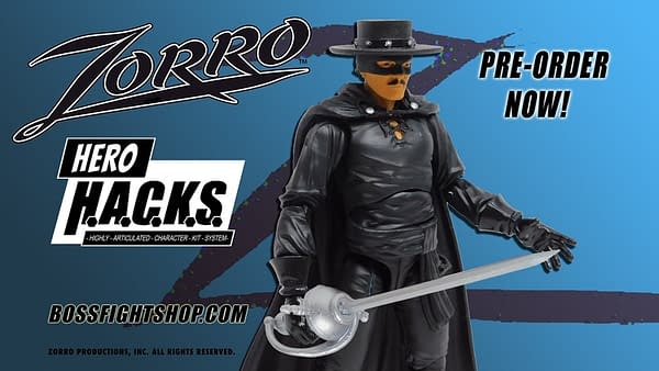 Zorro Saves the Day with New Hero H.A.C.K.S from Boss Fight Studio