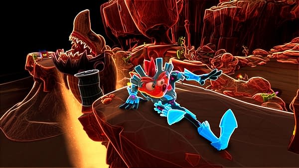 A look at N-Verted Mode in Crash Bandicoot 4, courtesy of Activision.
