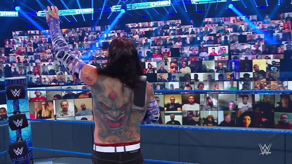 Jeff Hardy stands victorious in the Thunderdome, just like WWE Smackdown stands victorious in the ratings.