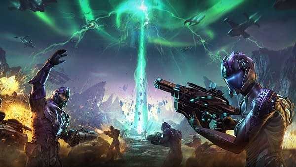 A look at the Shattered Warpgate coming to PlanetSide 2, courtesy of Rogue Planet Games.