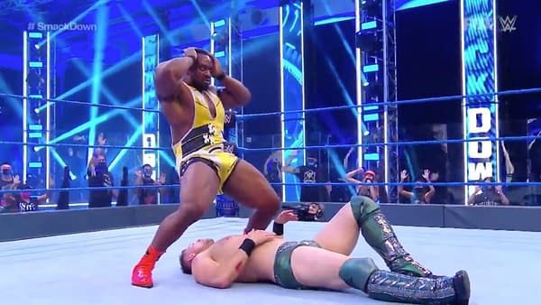 Big E taking his singles push seriously on WWE Smackdown.