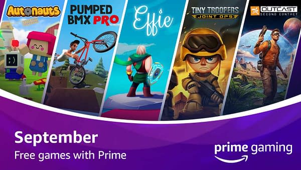 A look at the five main games you'll get in September, courtesy of Twitch.