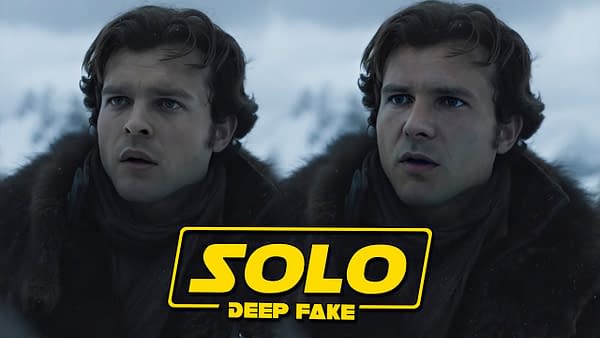 Solo Star Wars Deepfake Swaps Aiden Ehrenreich with Harrison Ford