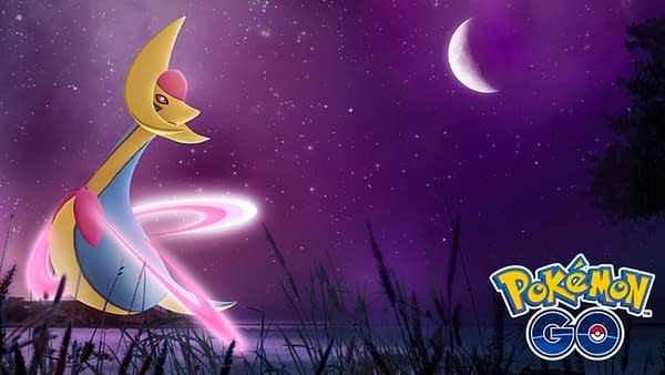 Shiny Cresselia Raid Hour is Tonight in Pokémon GO. Credit: Niantic