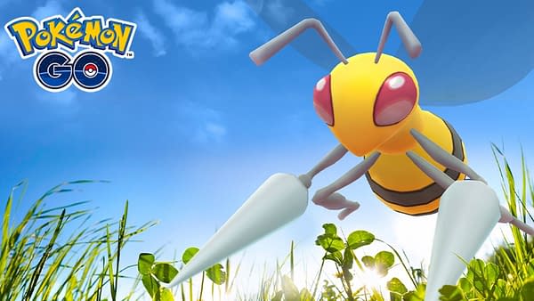 Beedrill artwork for the Pokémon GO Mega Battle Event. Credit: Niantic