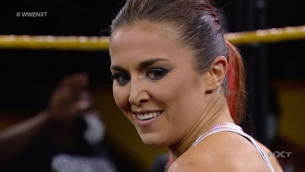 Tegan Nox appears on an episode of WWE NXT