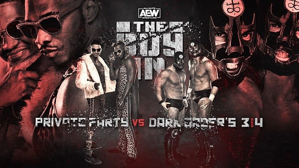 Private Party face the Dark Order's 3 and 4 at the AEW All Out 2020 Buy-In Pre-Show.
