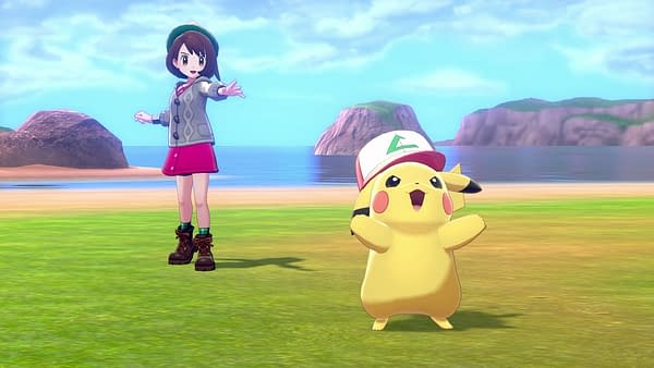 Oh Pikachu, where did you get THAT hat? Courtesy of The Pokémon Company.