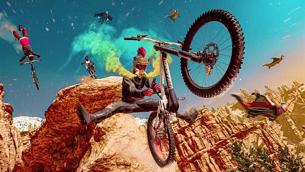 The world is a racer's playground in Riders Republic, courtesy of Ubisoft.