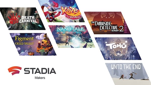 A look at the seven new games coming to Stadia. Courtesy of Google.
