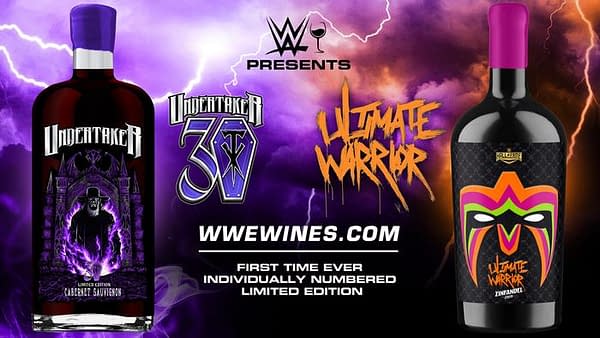 Finally, you can drink The Undertaker or The Ultimate Warrior as part of the new WWE Wines collection!