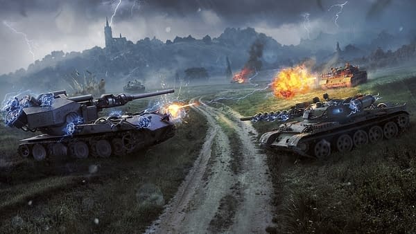 Can you survive against seven other tanks in World Of Tanks? Credit: Wargaming.
