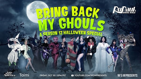 DRAG RACE: Bring Back My Ghouls, Drag Race Gets Spooky Special (Image: WOW Presents)