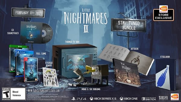 A look at the Little Nightmares 2 "Stay Turned" Bundle, courtesy of Bandai Namco.
