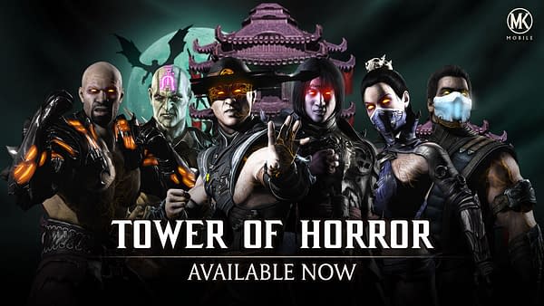 The Tower of Horror arrives in Mortal Kombat Mobile, courtesy of WB Games.