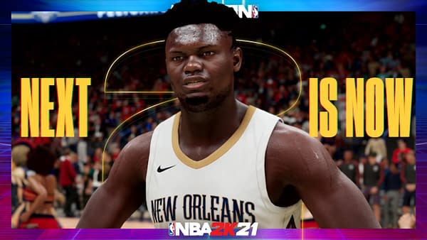 is it just us, or does Zion look unhappy with everything that's happened this season? Courtesy of 2K Games.