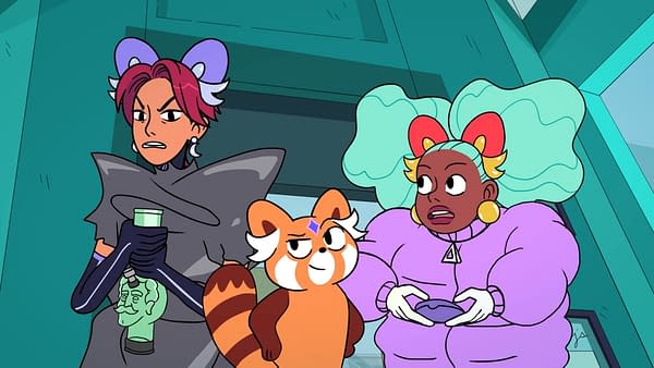 TZGZ -- "Magical Girl Friendship Squad" -- Pictured in this screen grab: (l-r) Daisy, Nut, Alex -- (Photo by: SYFY)
