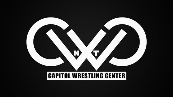 The logo for the COVID Wrestling Center, the new home of WWE's NXT Brand.