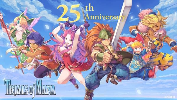 Celebrate the 25th Anniversary of Trials Of Mana with these fun additions. Courtesy of Square Enix.