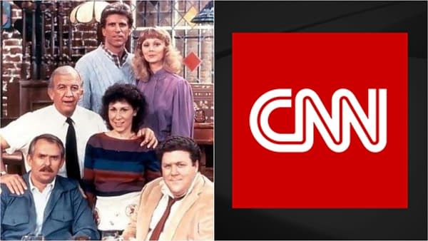 CNN was called out by Kirstie Alley over its COVID coverage. CNN wasn't having any of it. (Images: CNN/NBCU)