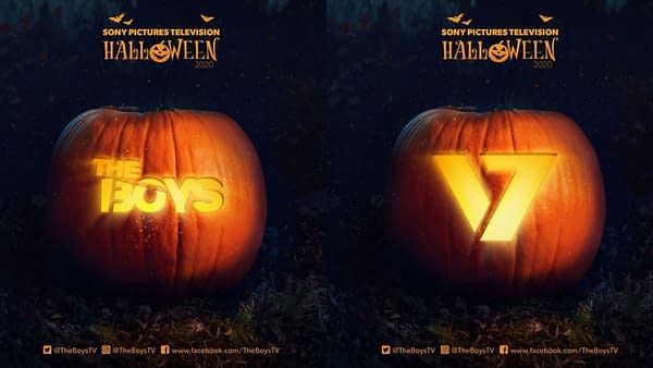 The Boys and other shows are getting pumpkin carving stencils courtesy of Sony Pictures TV (Image: SPTV)