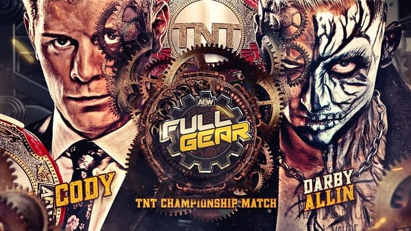 AEW Full Gear key art for the PPV's matches (Image: AEW).