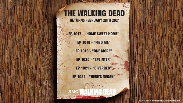The Walking Dead extended Season 10 schedule (Image: AMC)